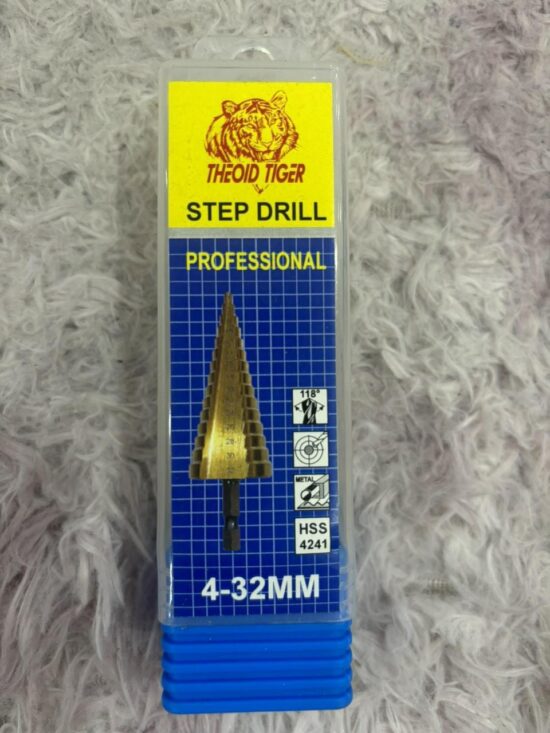 Mũi khoan tháp hss4241 tiger 4-32mm hộp xanh